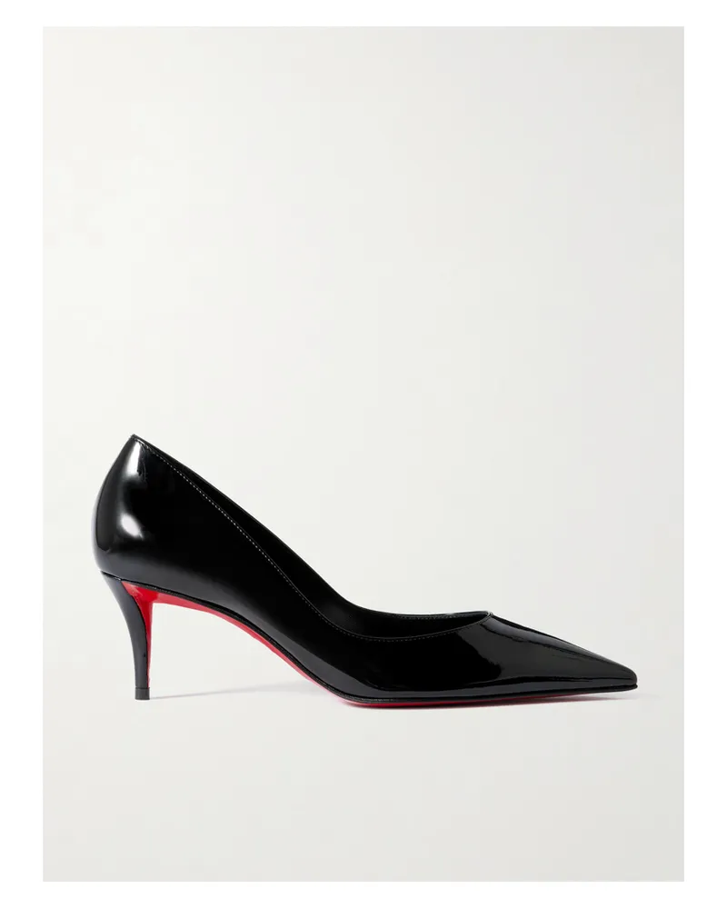 Christian Louboutin Miss Z 60 Patent-leather Pumps - Black Black
