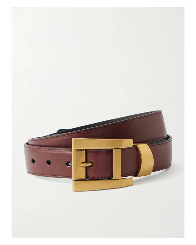 Versace Ledergürtel, 3 Cm - Braun Braun