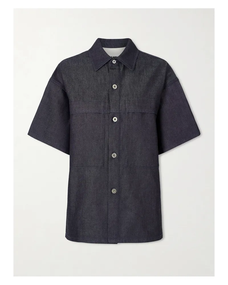 Jil Sander Jeanshemd - Blau Blau