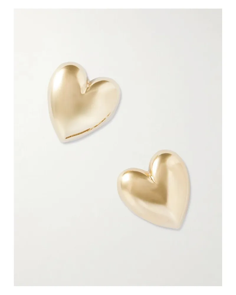 Jennifer Fisher Small Puffy Hearts Vergoldete Ohrringe Gold