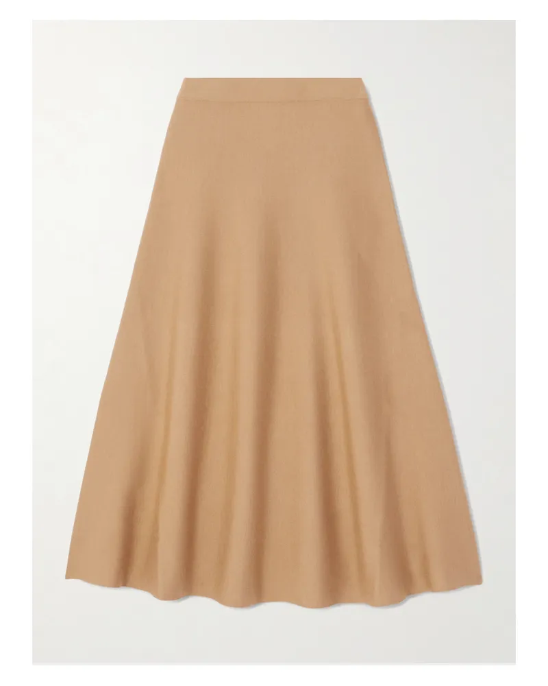 Gabriela Hearst Freddie Midirock Aus Einer Mischung Aus Wolle, Seide Und Kaschmir - Braun Braun