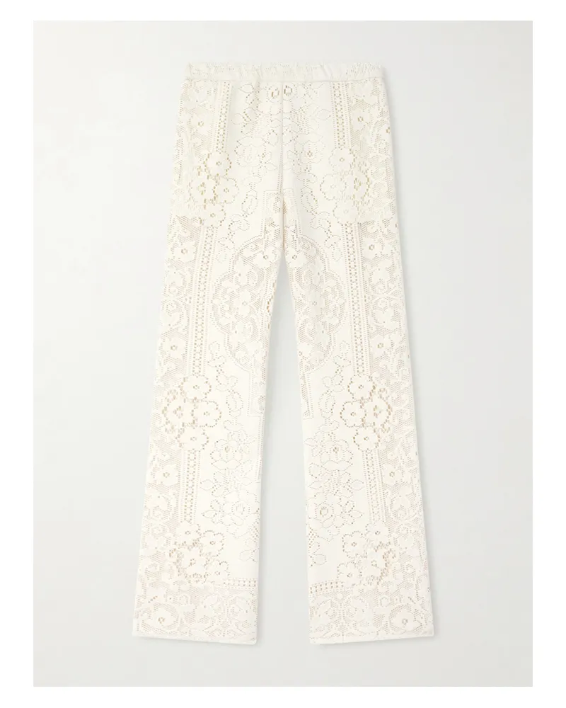 Sea Arianna Flared Lace Pants - Neutrals Neutrals