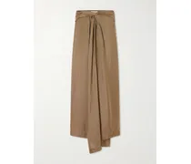 Knotted Woven Tunic - Brown