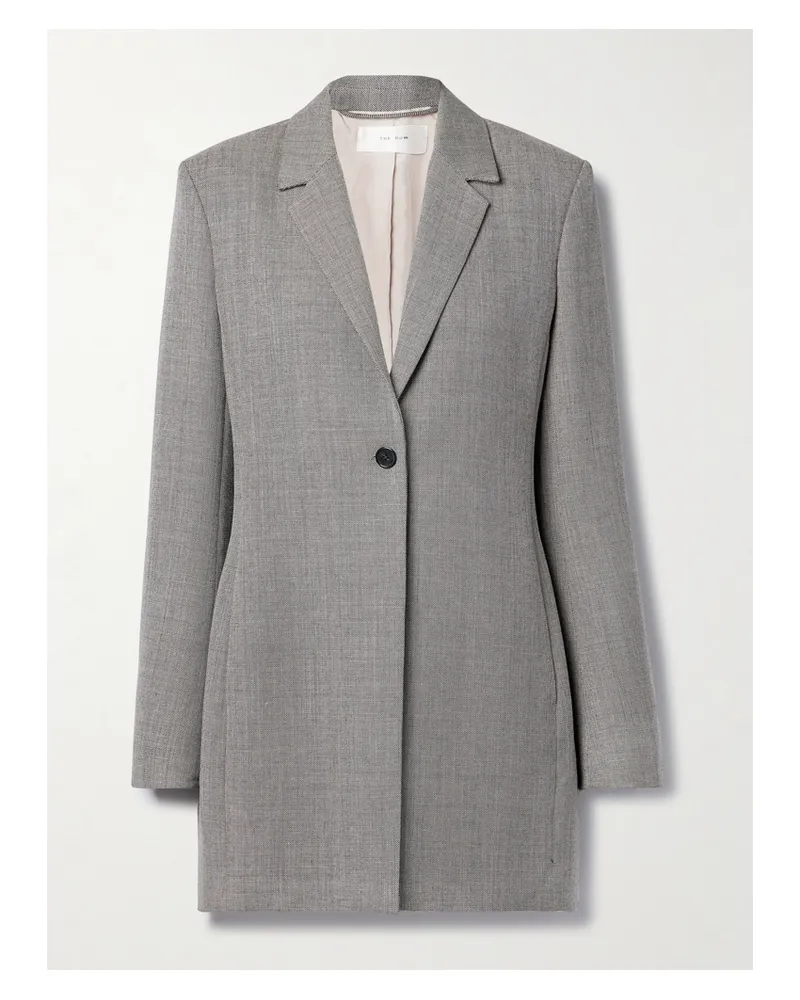 The Row Enny Blazer Aus Einer Wollmischung - Grau Grau