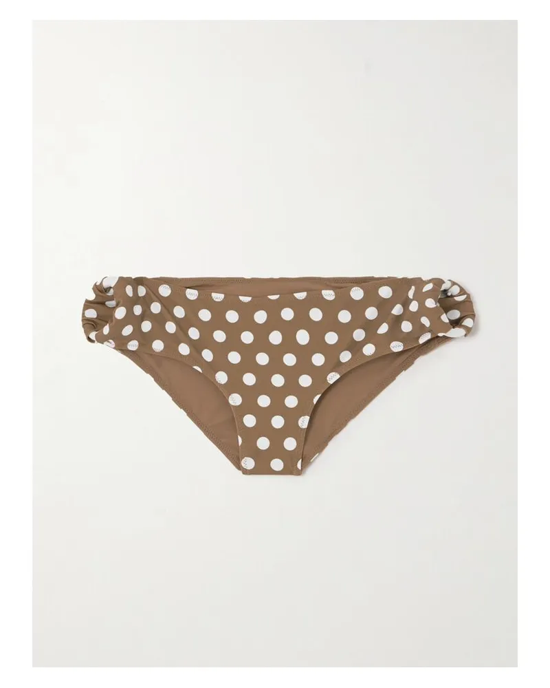 Marysia Coronada Höschen Mit Polka-dots - Braun Braun