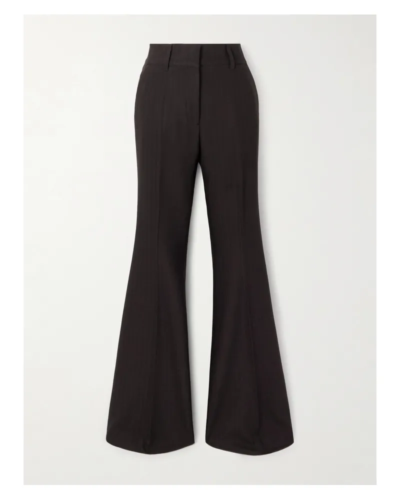 Gabriela Hearst Rhein Schlaghose Aus Wolle - Braun Braun