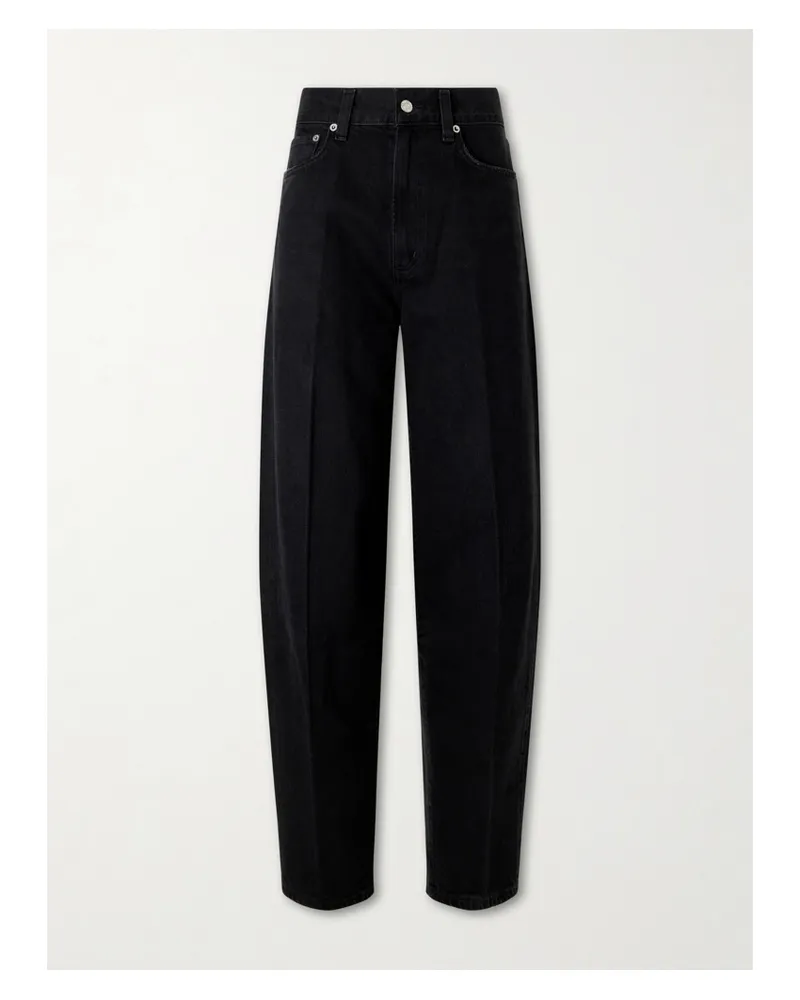 AGOLDE 80’s High-rise Straight-leg Jeans - Black Black