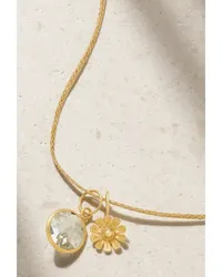 Pippa Small Kette aus 18 Karat  mit Aquamarin Gold