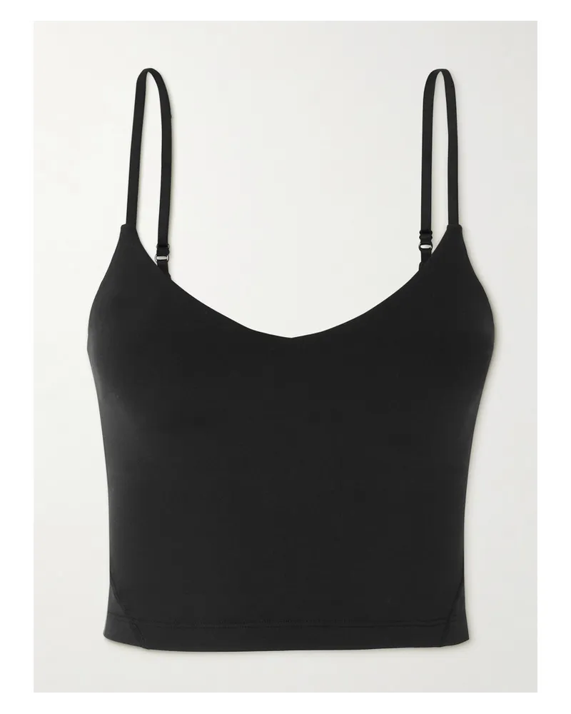 LULULEMON Yoga Align™ C/d Cami Verkürztes Tanktop aus Nulu™-material Schwarz