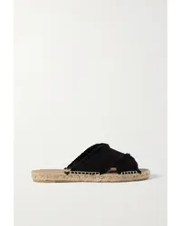 Castañer Palmera Espadrille-pantoletten aus Canvas Schwarz