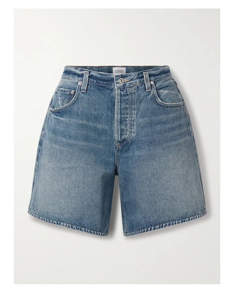 Citizens of humanity Gaucho Jeansshorts Aus Bio-denim - Blau Blau