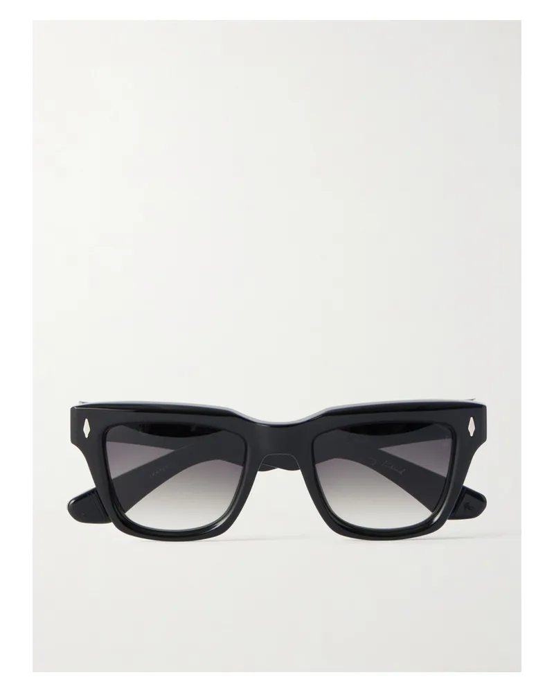 Jacques Marie Mage The Shining Torrance Square-frame Acetate Sunglasses - Black Black