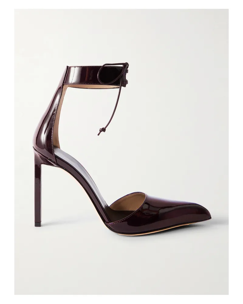 Tom Ford Pumps Aus Lackleder - Burgunder Burgunder