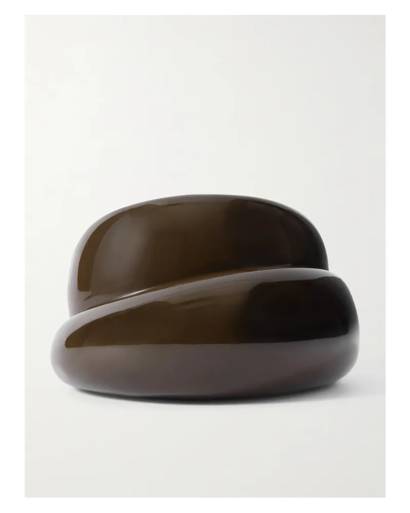 JULIETTA Leto Resin Cuff - Brown Brown