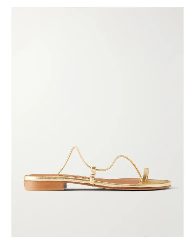Emme Parsons Susan Metallic-leather Sandals - Gold Gold