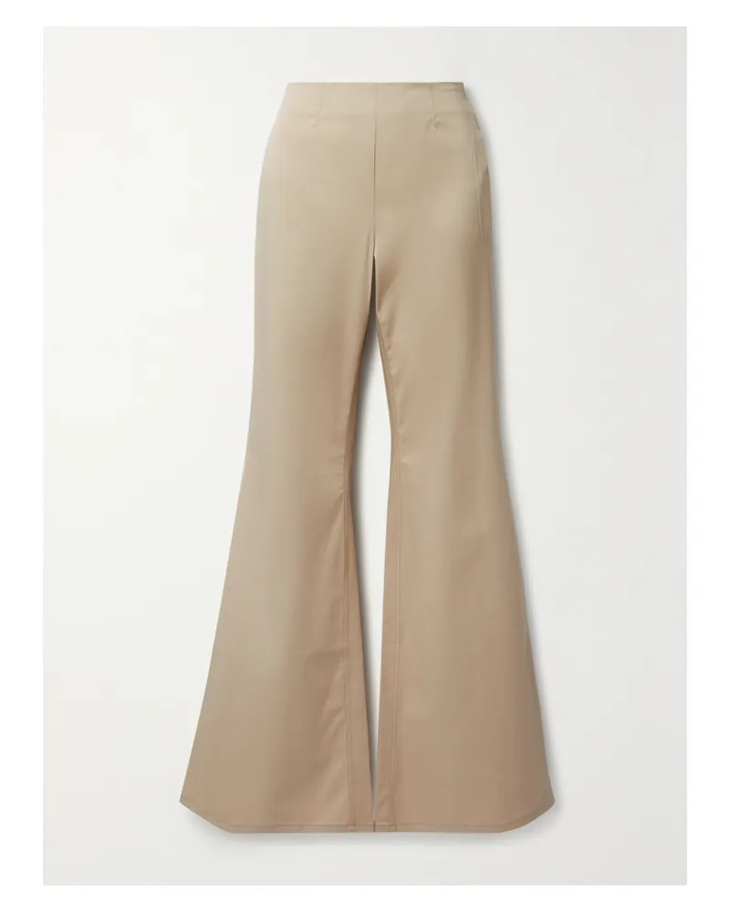 Acne Studios Schlaghose Aus Stretch-baumwoll-twill - Neutral Neutral