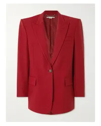 Stella McCartney Oversized-blazer aus Wolle Rot