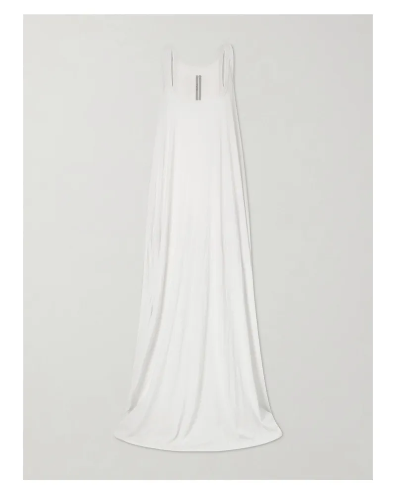 Rick Owens Tank Organic Cotton-jersey Gown - White White