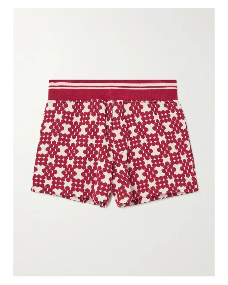 Dries van Noten Jacquard-knit Shorts - Red Red