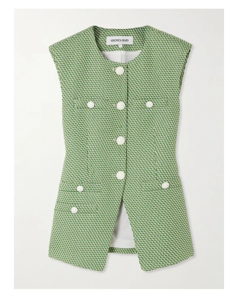 Veronica Beard Tamara Weste Aus Webstoff - Grün Grün