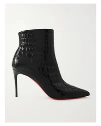 Christian Louboutin So Kate Ankle Boots aus Lackleder Schwarz