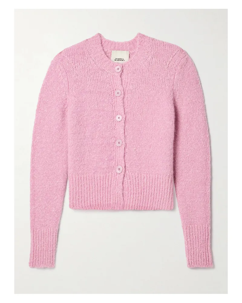 Isabel Marant Kathlen Cardigan aus Gestricktem Bouclé Pink