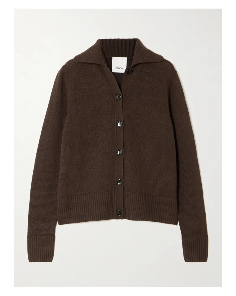 ALLUDE Cardigan Aus Kaschmir - Braun Braun