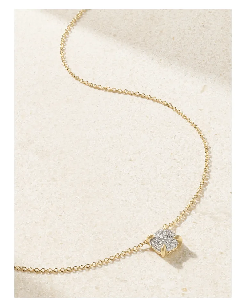 David Yurman Châtelaine Kette Aus 18 Karat Gold Mit Diamanten Gold