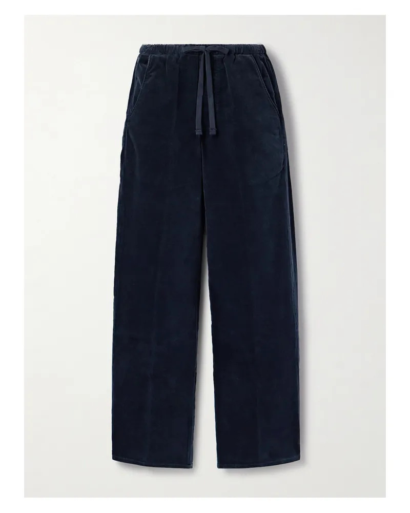 Citizens of humanity Aurora Hose Mit Weitem Bein Aus Cord Aus Einer Baumwollmischung - Blau Blau