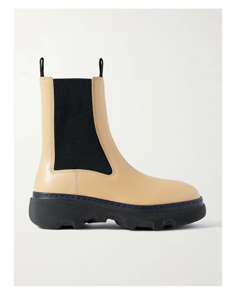 Burberry Chelsea Boots Aus Leder - Neutral Neutral