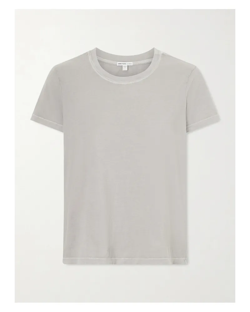 James Perse Vintage Boy Cotton-jersey T-shirt - Gray Gray