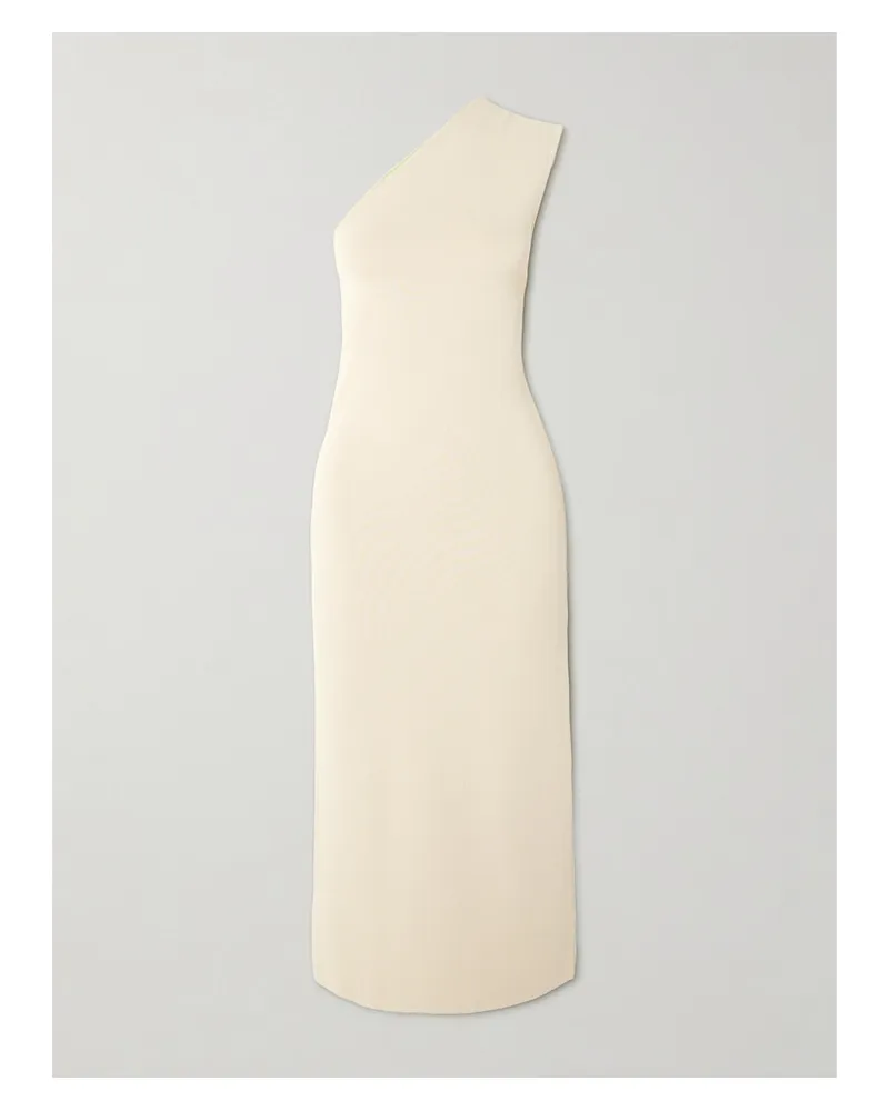 GAUGE81 Arriba Asymmetrisches Midikleid Aus Strick - Neutral Neutral