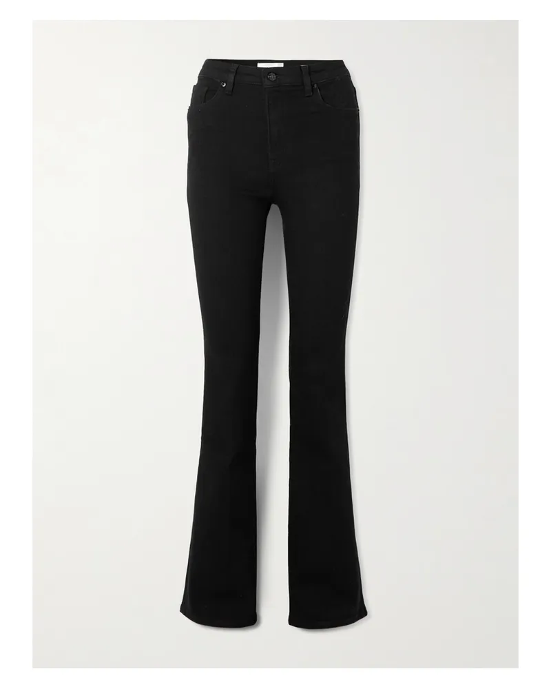 Frame Denim The Reboot Halbhohe Bootcut-jeans - Schwarz Schwarz