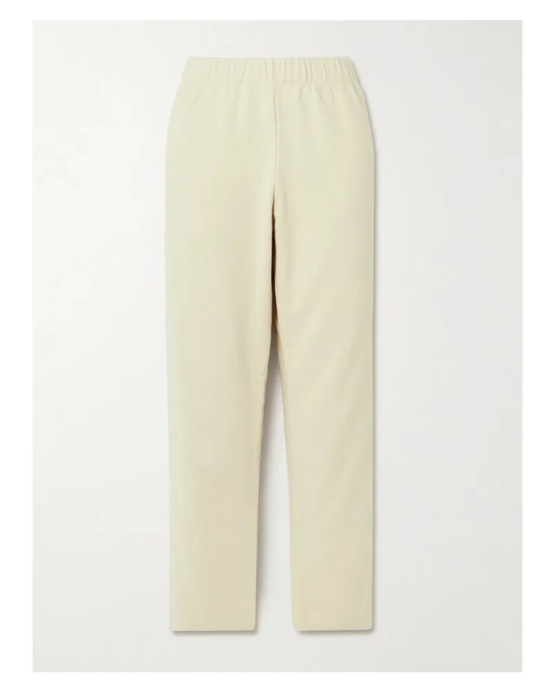 Another Tomorrow Jogginghose Aus Jersey Aus Einer Biobaumwollmischung - Creme Creme