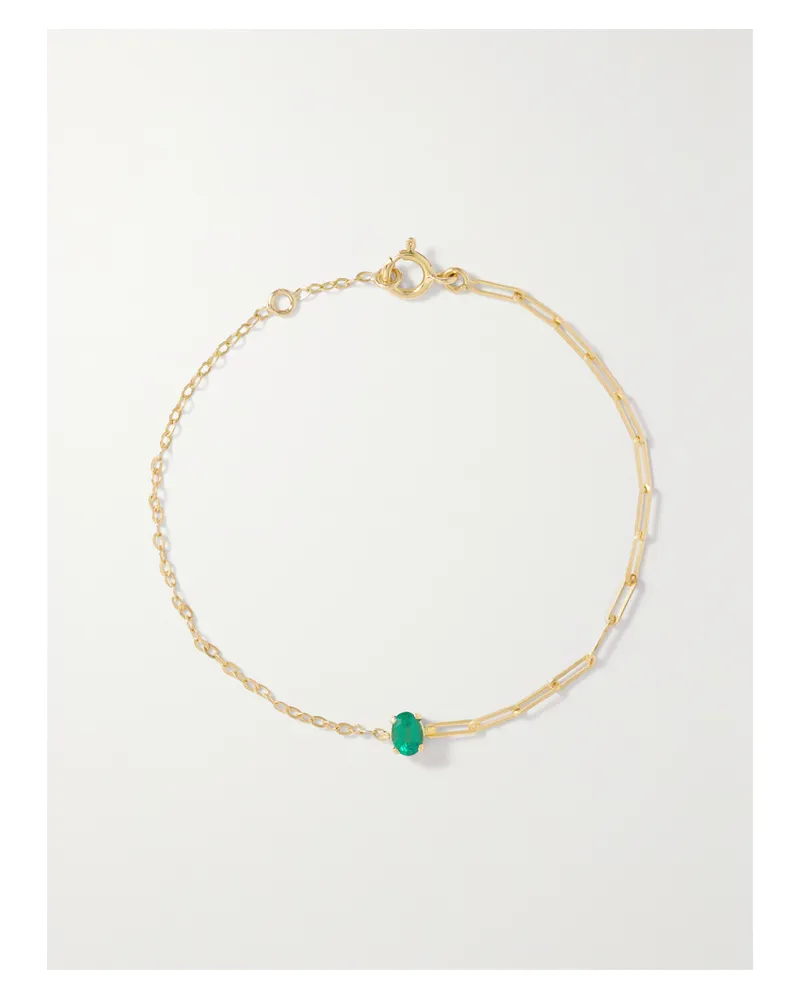 Yvonne Léon 18-karat Gold Emerald Bracelet - Green Green