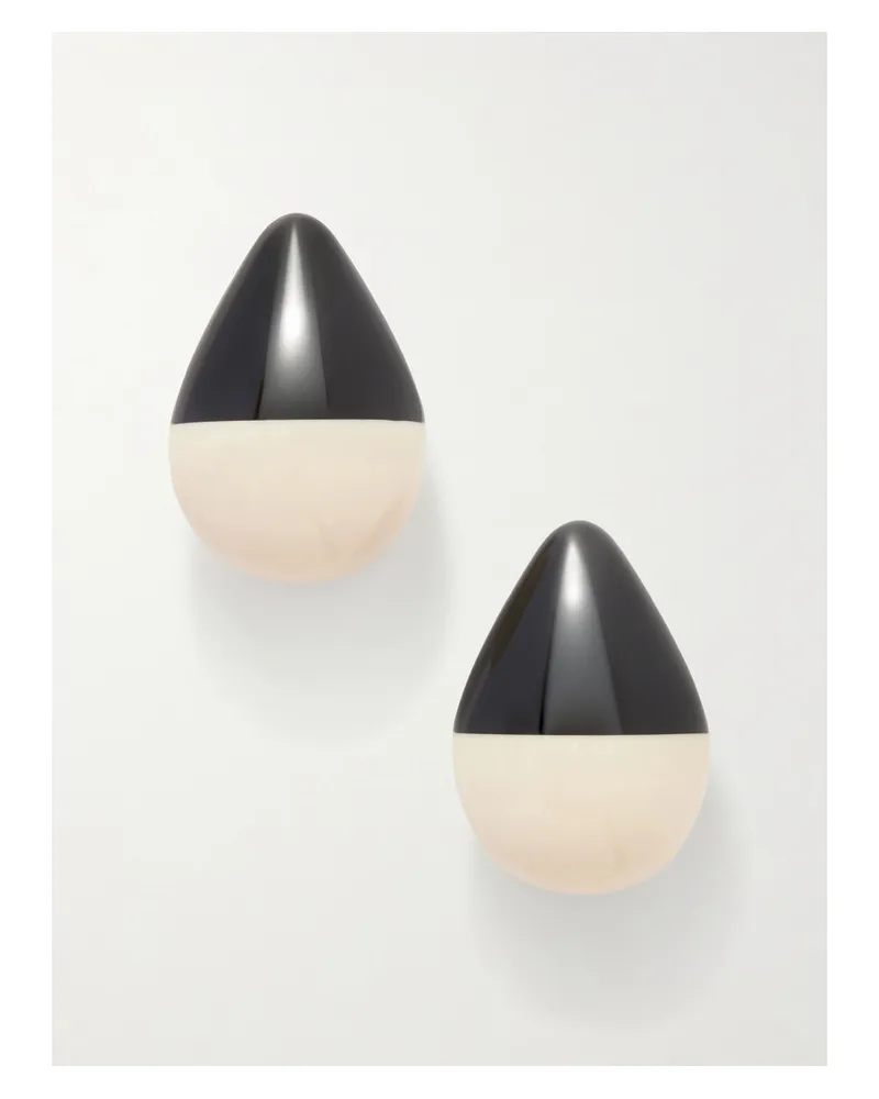 JULIETTA Opus Rhodium-plated Resin Earrings - Multi Multi