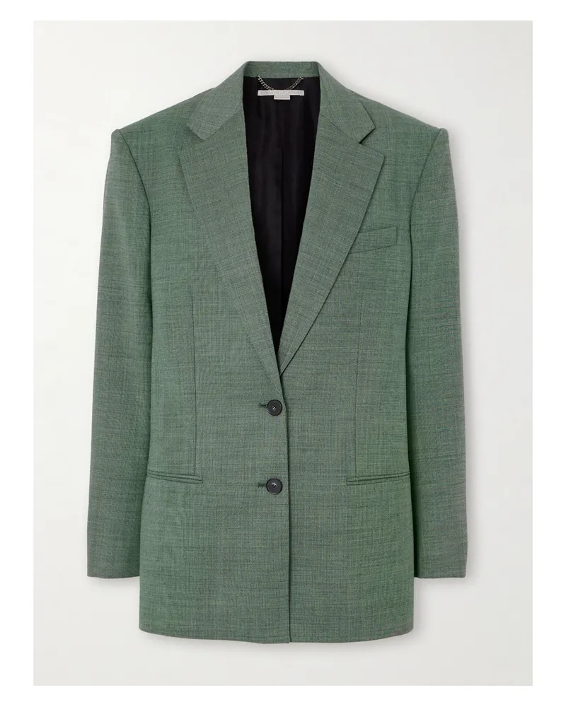 Stella McCartney Net Sustain Oversized-blazer Aus Wolle - Blau Blau