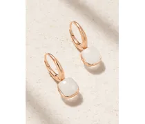 Nudo Creolen Aus 18 Karat Roségold Mit Quarzen