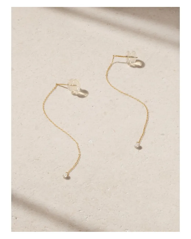 PERSEE Danaé Ohrringe Aus 18 Karat Gold Mit Diamanten Gold