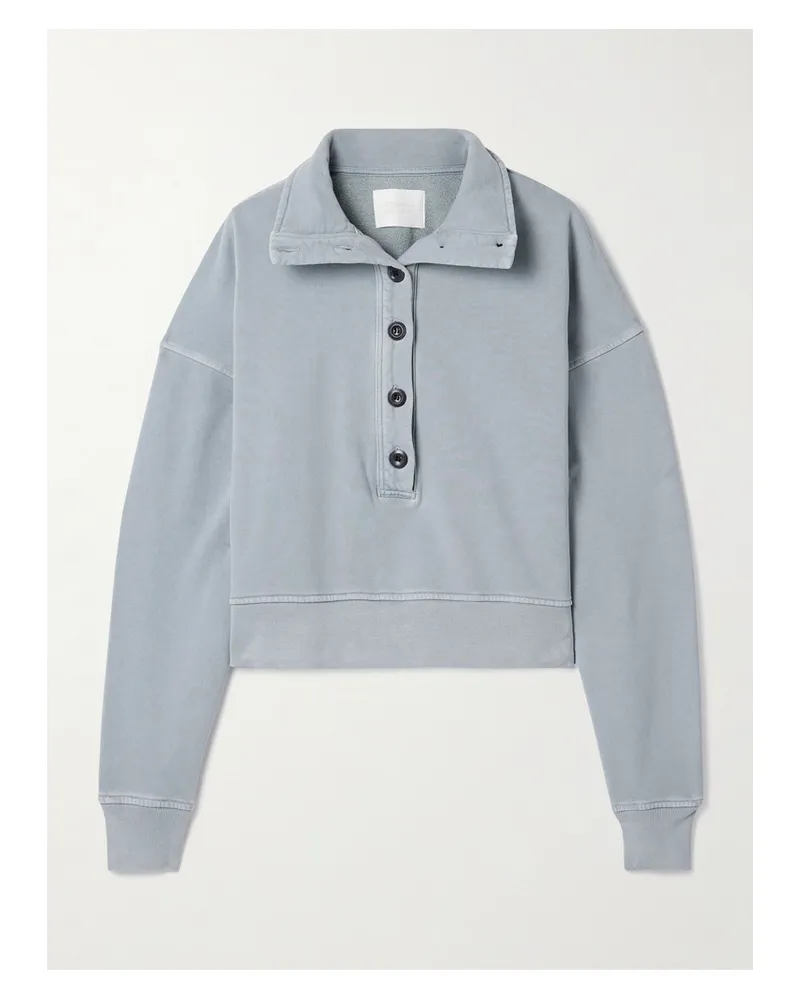 Citizens of humanity Mirelle Verkürztes Sweatshirt Aus Baumwoll-jersey - Grau Grau