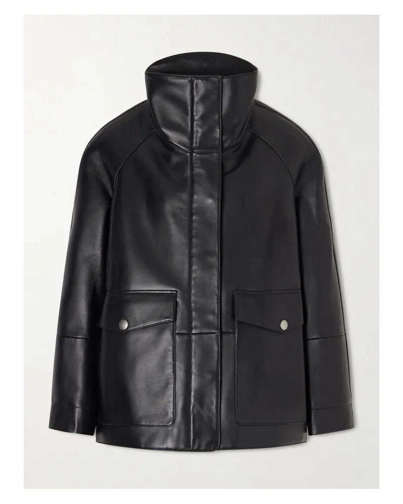 Altuzarra Aragon Lederjacke - Schwarz Schwarz
