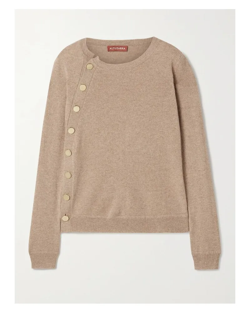 Altuzarra Minamoto Pullover Aus Kaschmir Mit Knöpfen - Neutral Neutral