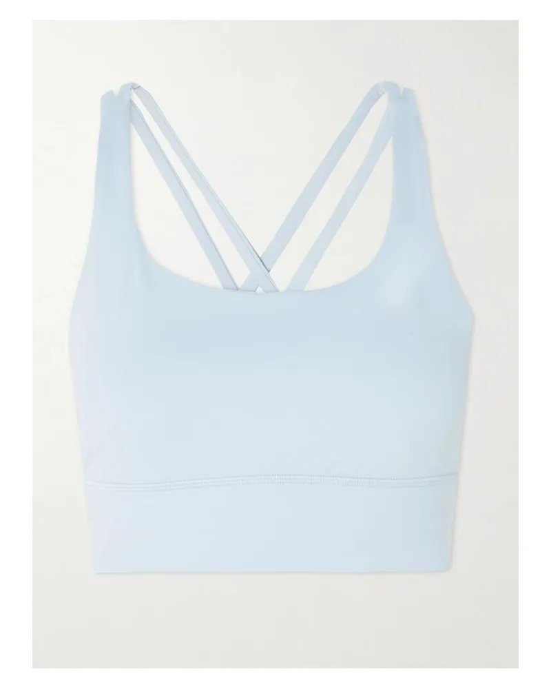 LULULEMON Energy Longline-bh Mit Moderatem Halt, B–d Aus Luxtreme™-material - Blau Blau