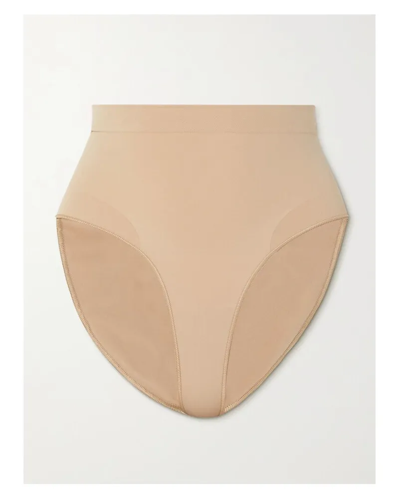 SKIMS Seamless Sculpt Mid Waist Brief – Mica – Höschen - Neutral Neutral