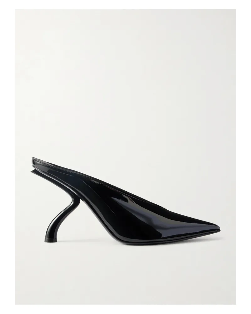 Ferragamo Bea Mules Aus Lackleder - Schwarz Schwarz