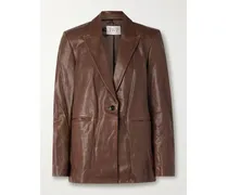 James Blazer Aus Leder - Braun