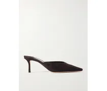 Vivi 65 Mules Aus Veloursleder - Braun