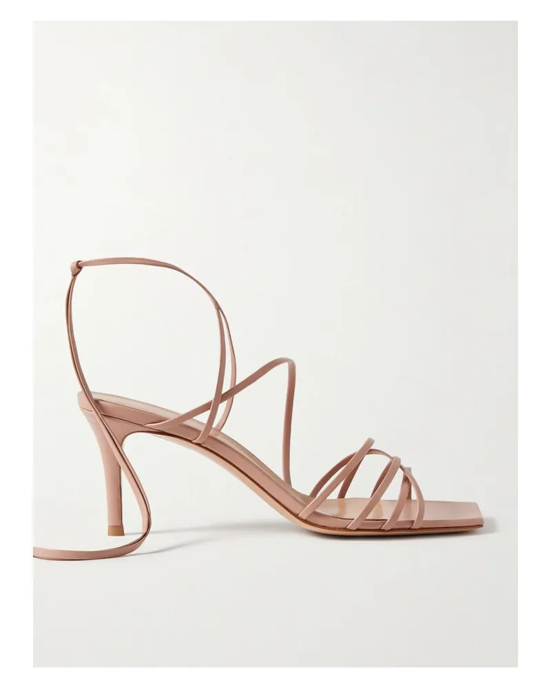 Gianvito Rossi 85 Sandalen Aus Leder - Neutral Neutral