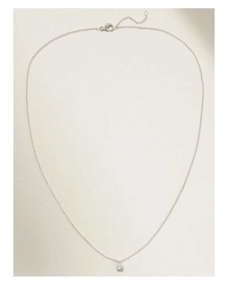 De Beers Classic Kette Aus Platin Mit Diamant - Gold Gold