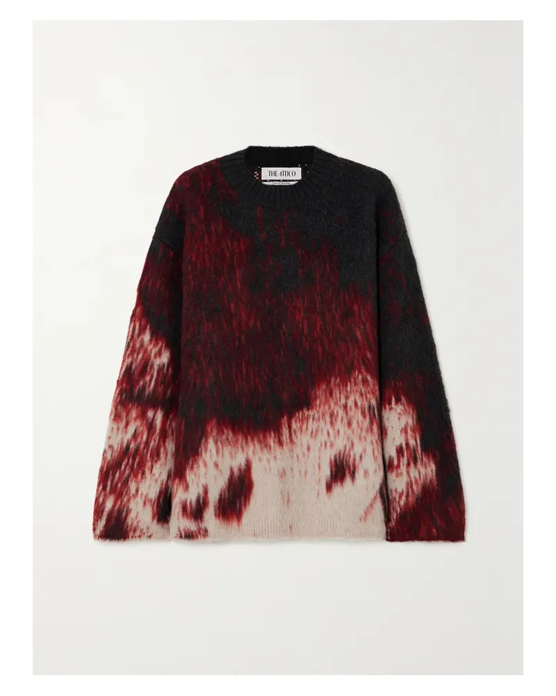 ATTICO Pullover Aus Einer Wollmischung Mit Intarsienmuster - Neutral Neutral